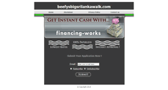 Desktop Screenshot of beefysbigsrilankawalk.com