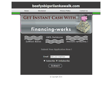 Tablet Screenshot of beefysbigsrilankawalk.com